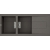 Zlewozmywak Elleci SMART 500 KERATEK K93 DOVE GREY LKI50093SMT